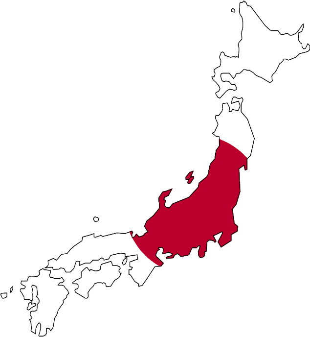 Japan Map Highlighting Kanto Region.png PNG image