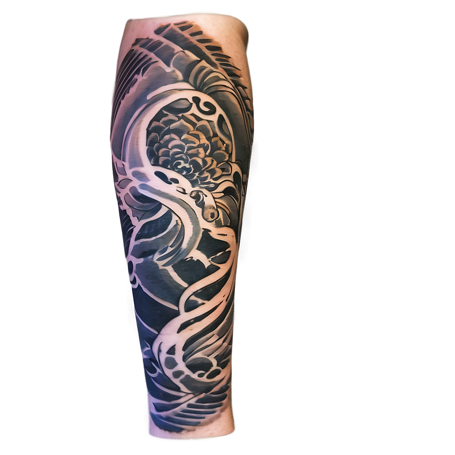 Japanese Sleeve Tattoo Png Bmt PNG image