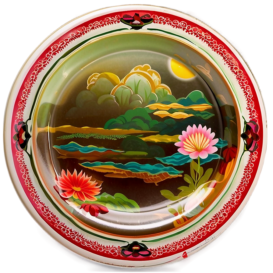 Japanese Style Plates Png Iay PNG image