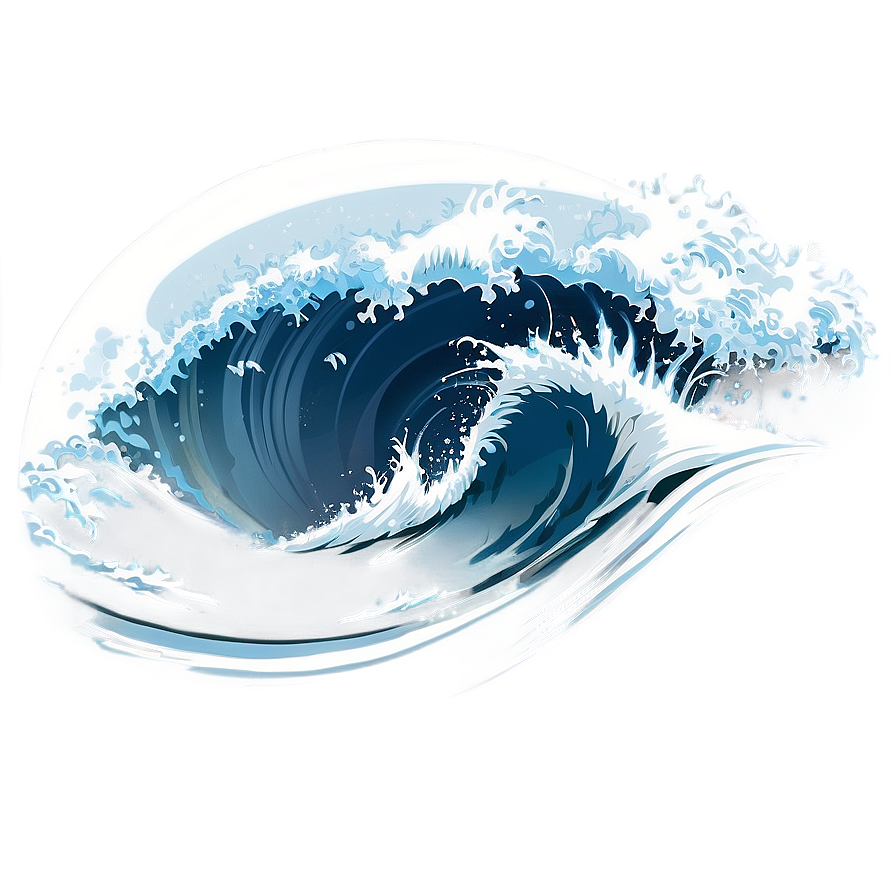 Japanese Surf Wave Png Avm PNG image