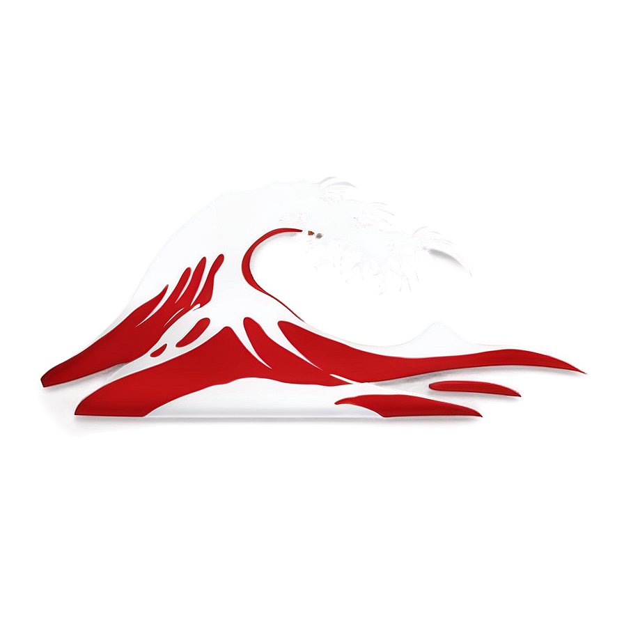 Japanese Wave With Samurai Png Epo10 PNG image