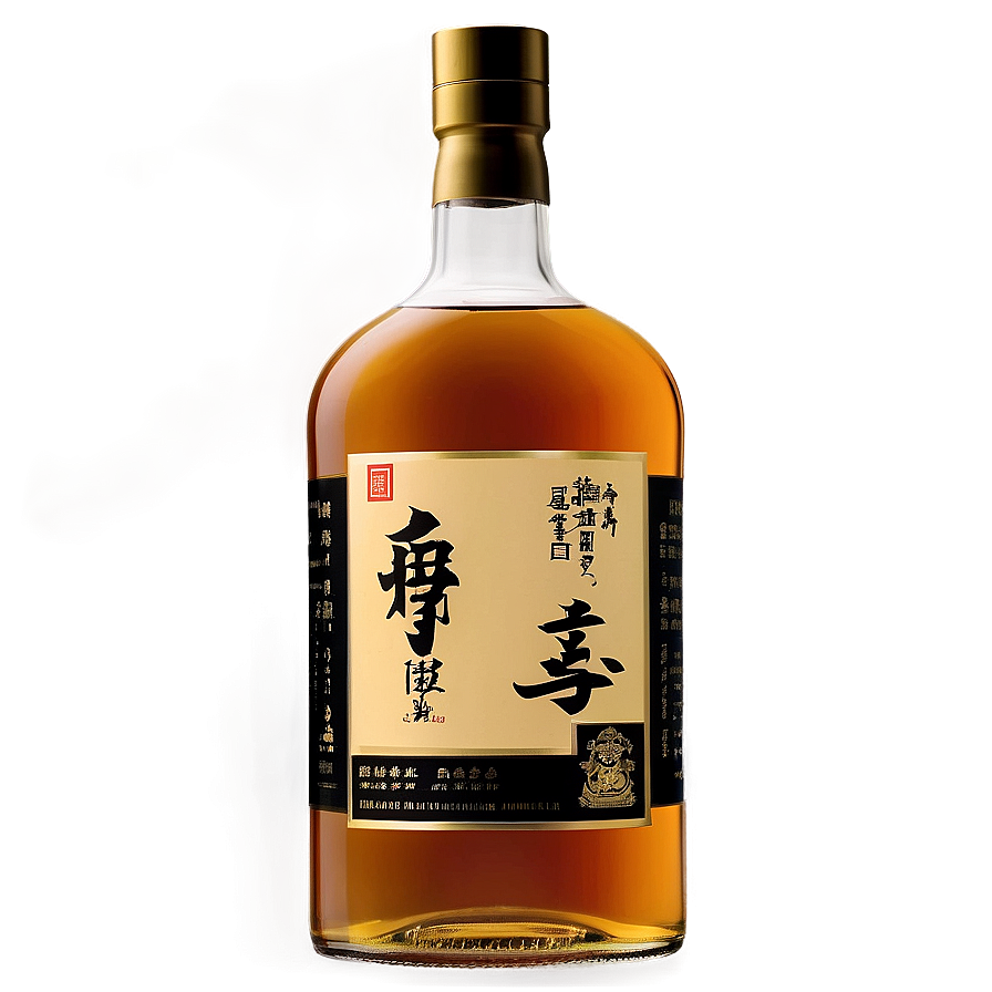 Japanese Whisky Bottle Png Lea PNG image