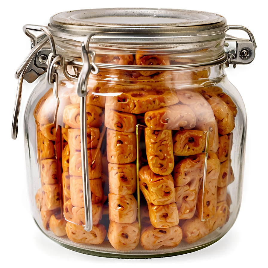 Jar With Clamp Lid Png 05242024 PNG image