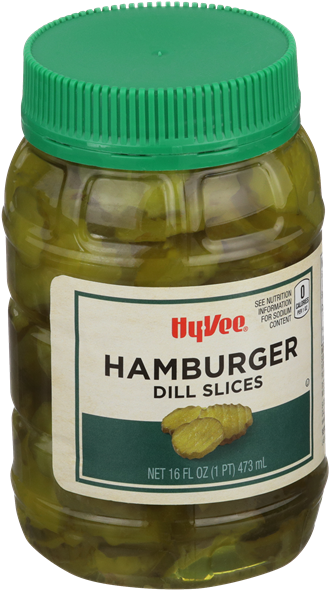 Jarof Hamburger Dill Slices PNG image