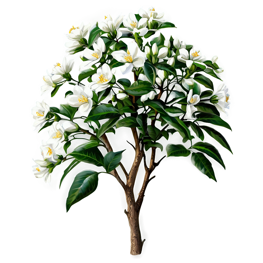 Jasmine Flower Bush Png 58 PNG image