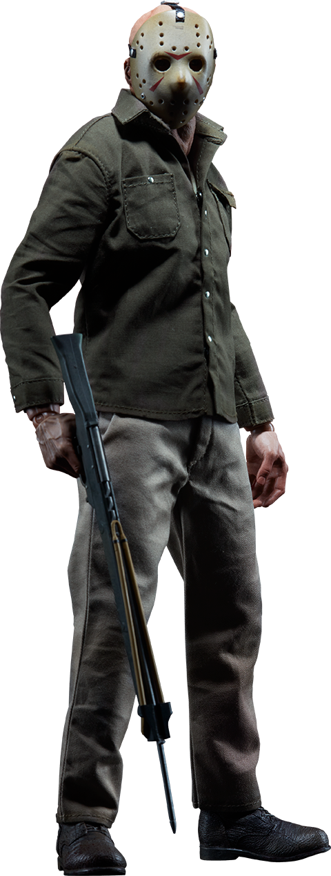 Jason Voorhees Standing With Weapon PNG image