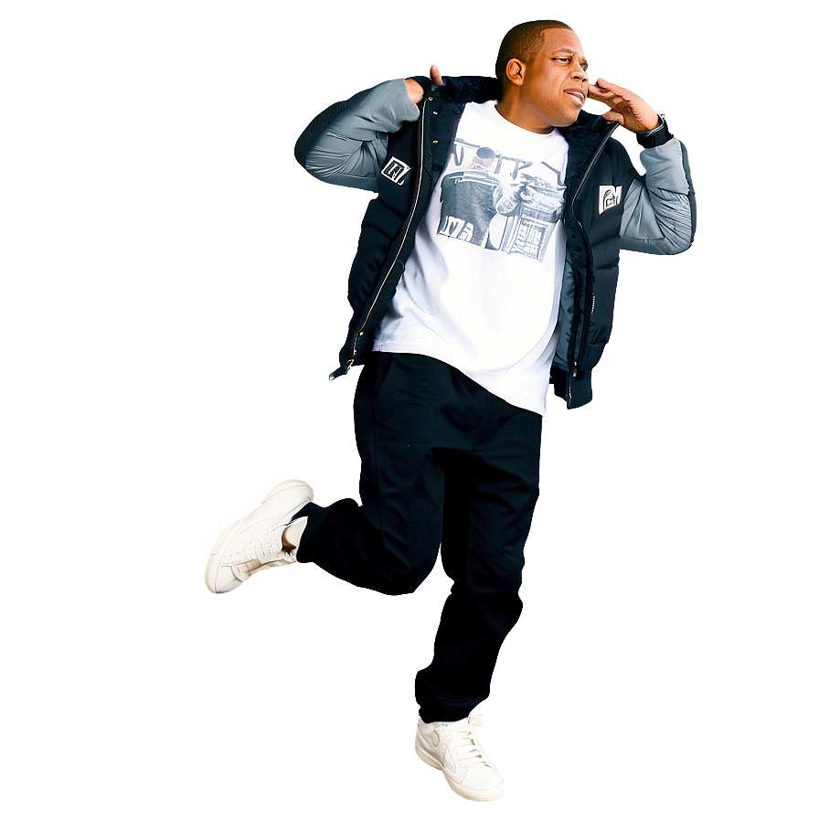 Jay-z Iconic Pose Png 06242024 PNG image