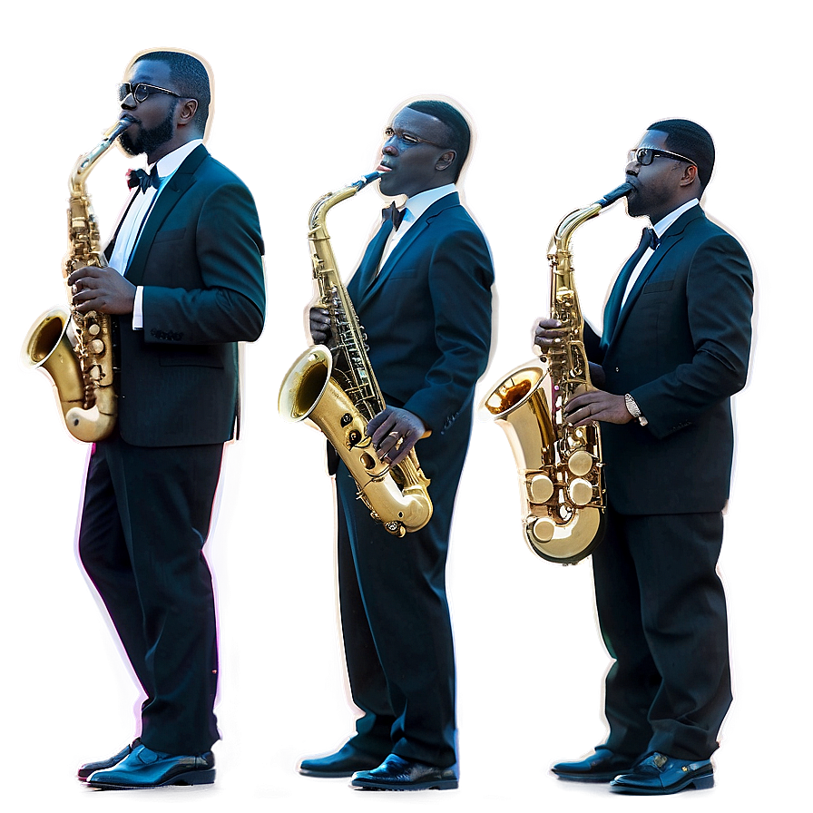 Jazz Sax Quartet Png Llk PNG image