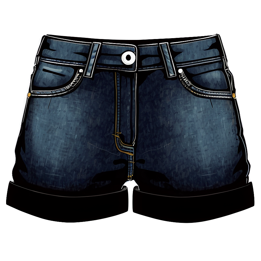 Jean Shorts Design Png 94 PNG image