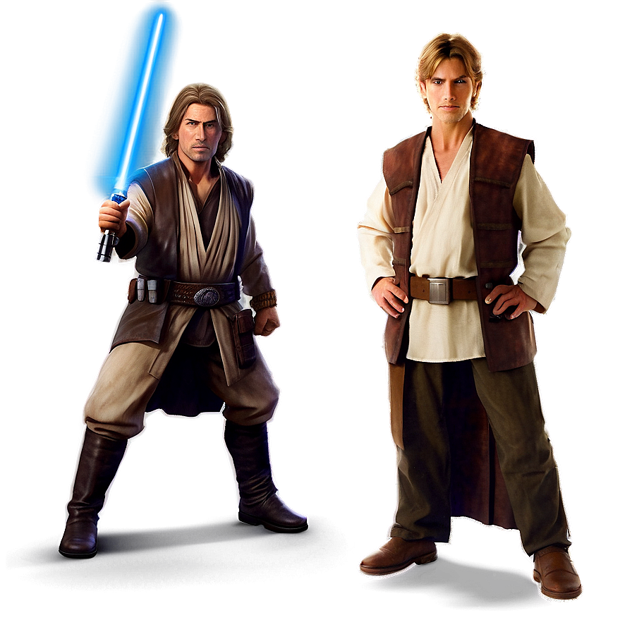 Jedi Master And Apprentice Png Cbh PNG image