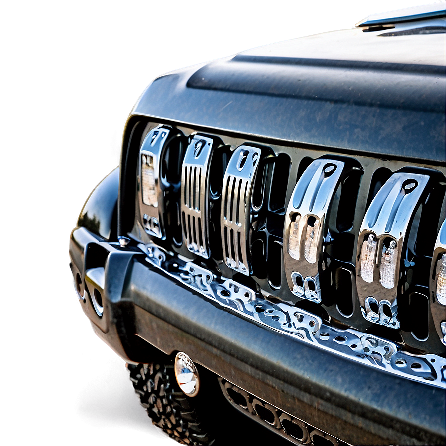 Jeep Grill Close-up Png Lhk PNG image