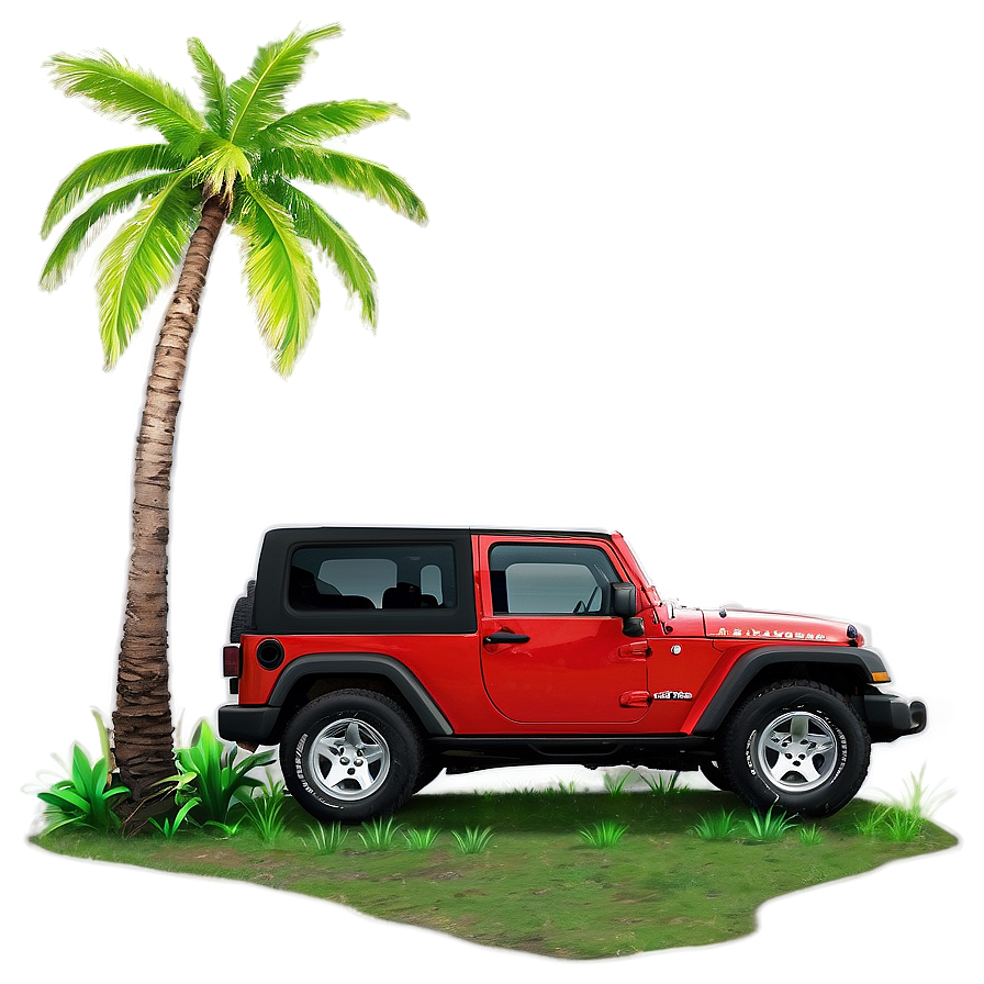 Jeep Life Palm Tree Png 06282024 PNG image