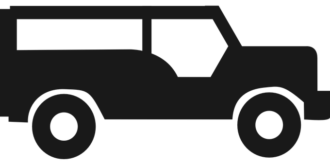 Jeep Silhouette Graphic PNG image