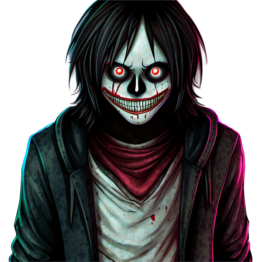 Jeff The Killer In The Dark Png 06252024 PNG image