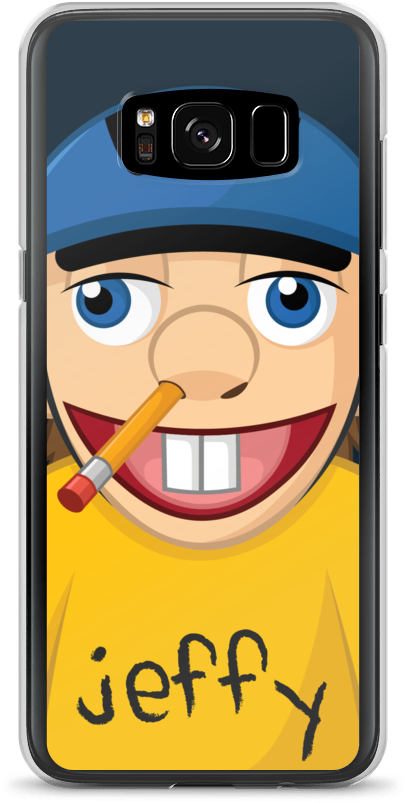 Jeffy Character Phone Case Design PNG image