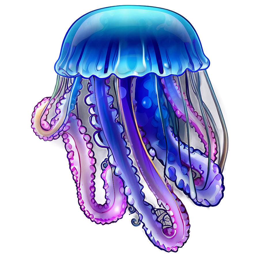 Jellyfish Inspired Jelly Png Goe45 PNG image