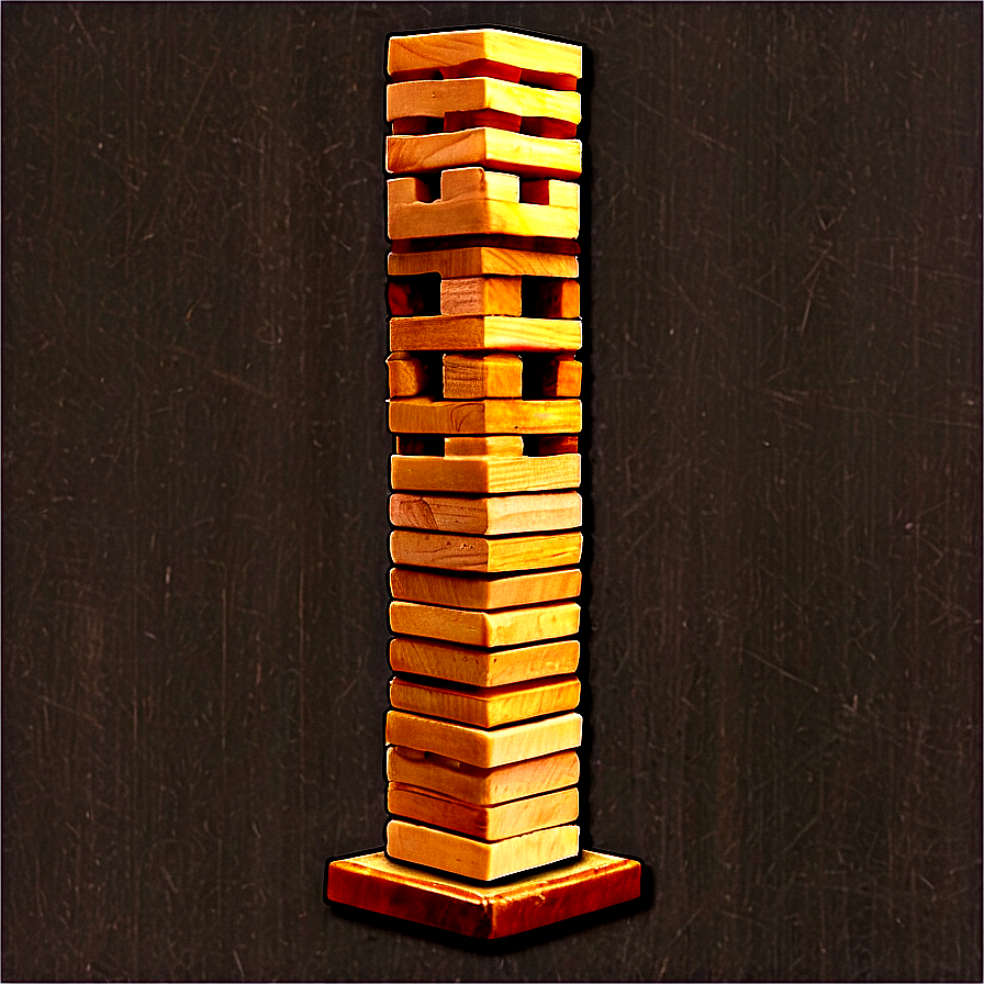 Jenga C PNG image