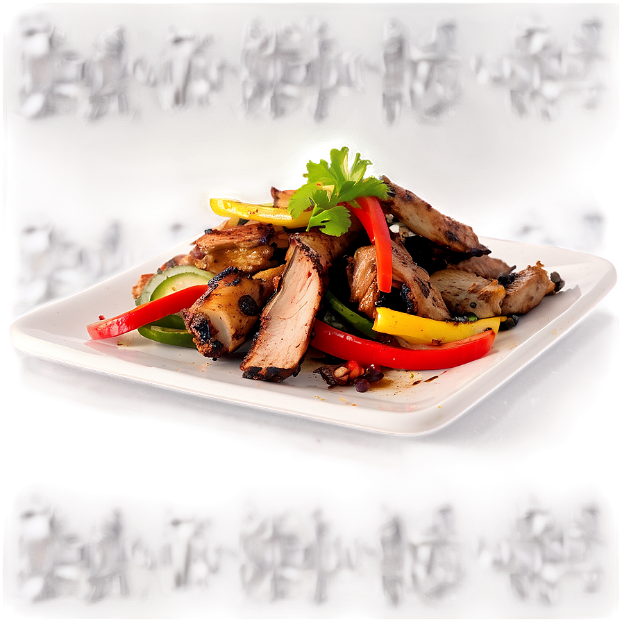 Jerk Chicken Fajitas Twist Png 06282024 PNG image