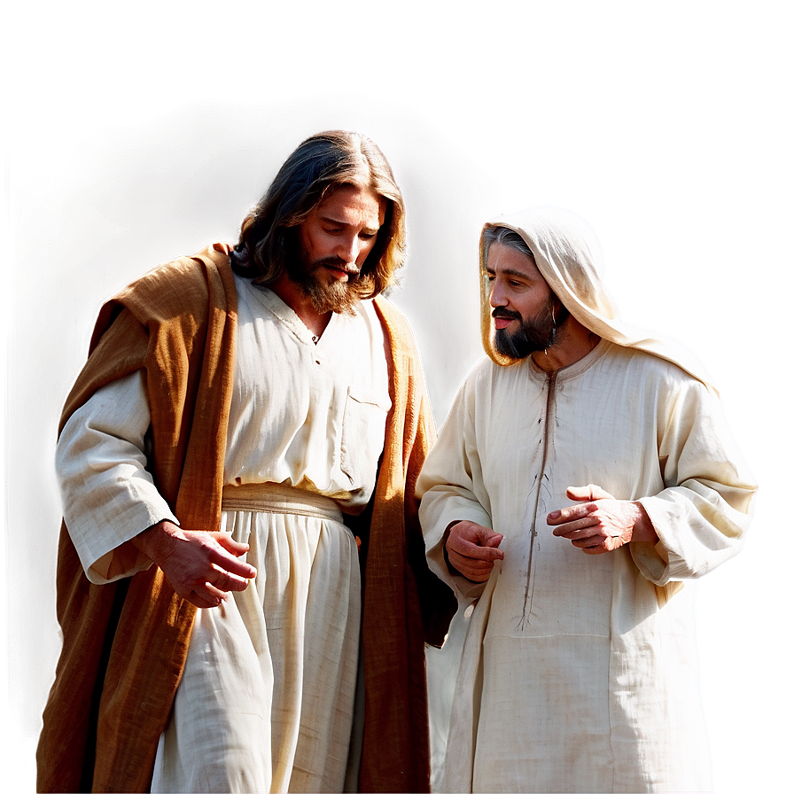 Jesus And Nicodemus Png Eqy43 PNG image