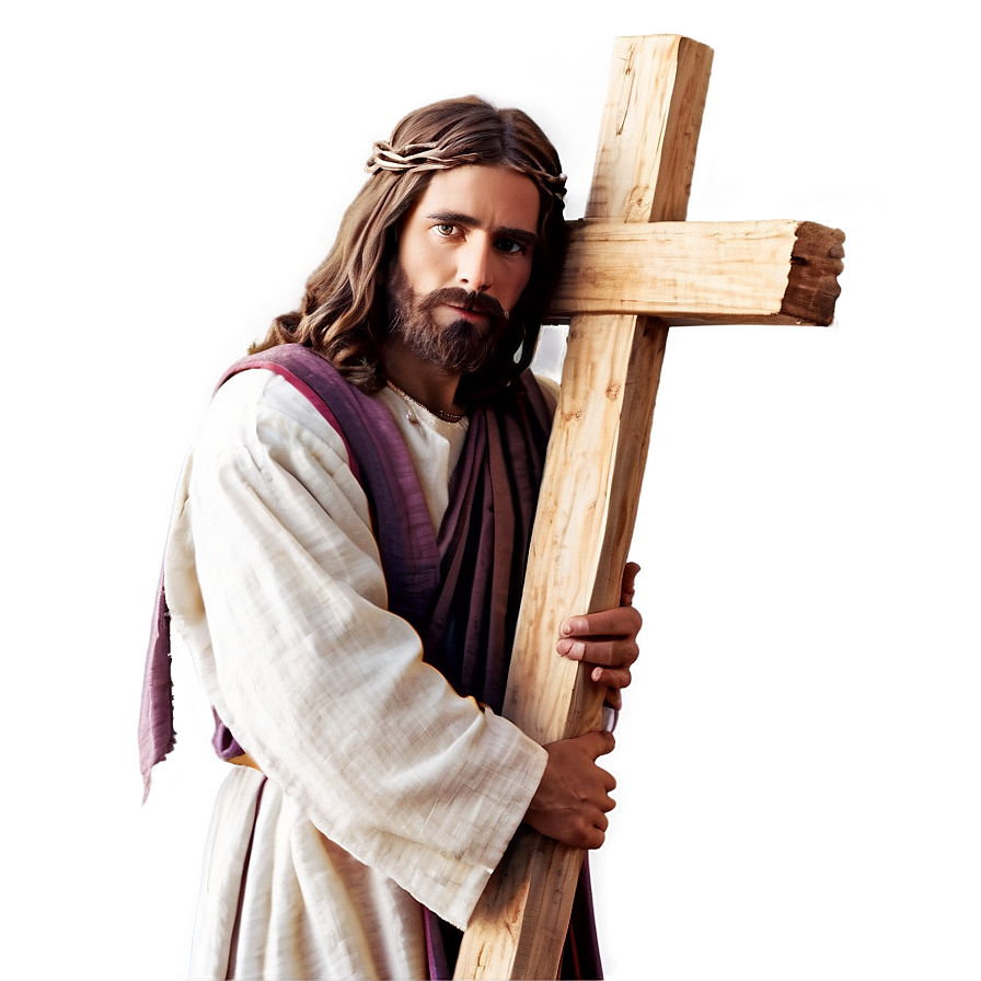 Jesus Carrying The Cross Png 95 PNG image