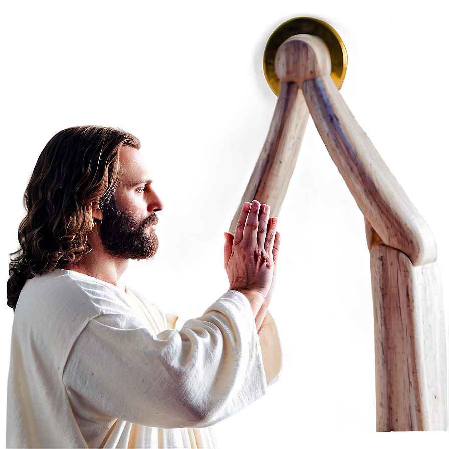 Jesus Christ In Prayer Png Iys PNG image