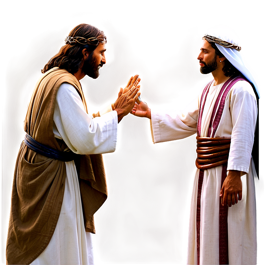 Jesus Healing The Blind Png Qpm PNG image