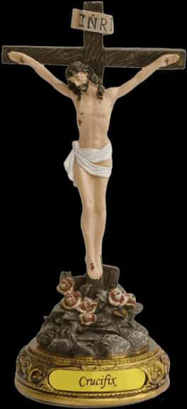 Jesusonthe Cross Statuette PNG image