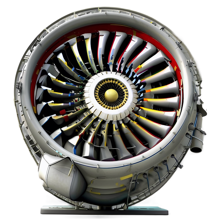 Jet Engine Airflow Process Png 06292024 PNG image