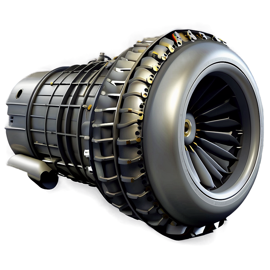 Jet Engine Components Layout Png Wgc40 PNG image