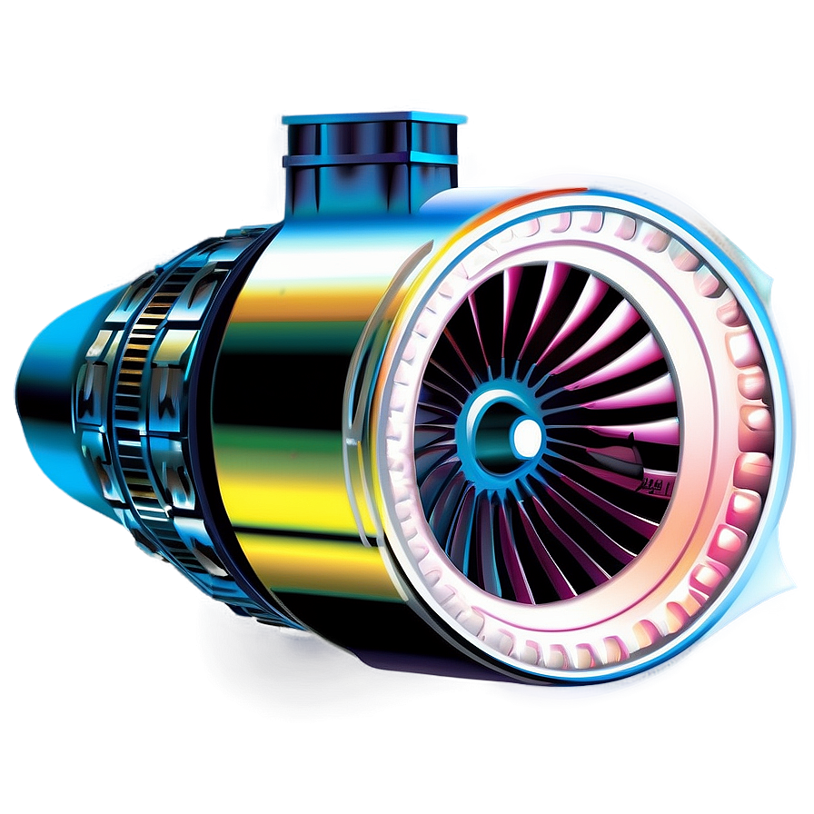 Jet Engine Vector Graphic Png 06292024 PNG image