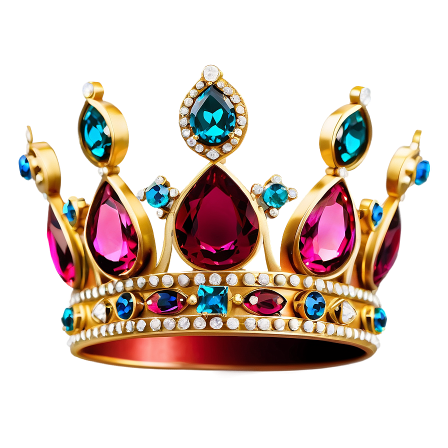Jewel-encrusted Crown Png 04302024 PNG image