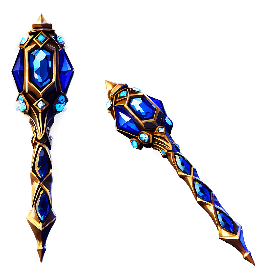 Jeweled Scepter Png Mxq1 PNG image