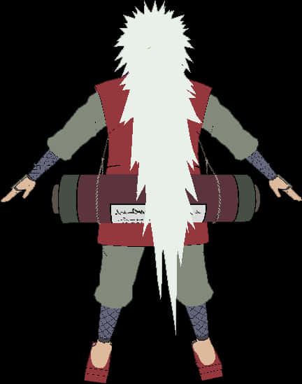 Jiraiya Character Illustration PNG image