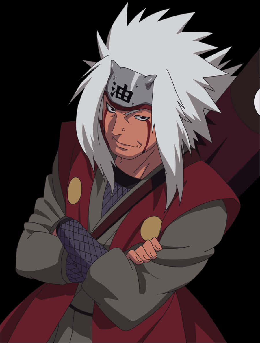 Jiraiya Naruto Anime Character PNG image