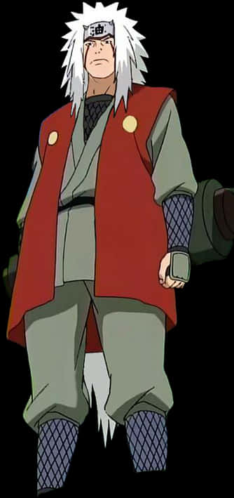 Jiraiya Naruto Anime Character PNG image