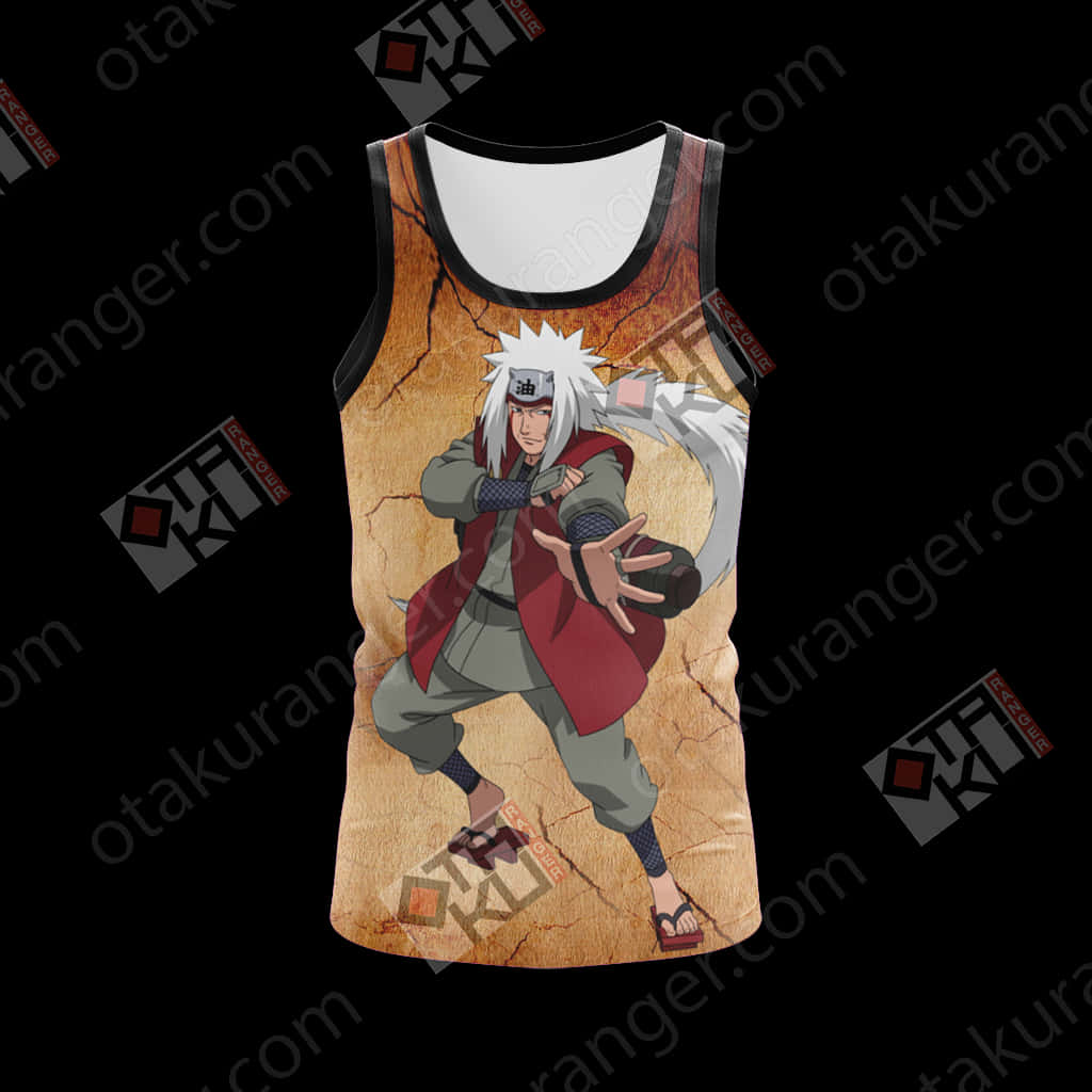 Jiraiya Printed Tank Top PNG image