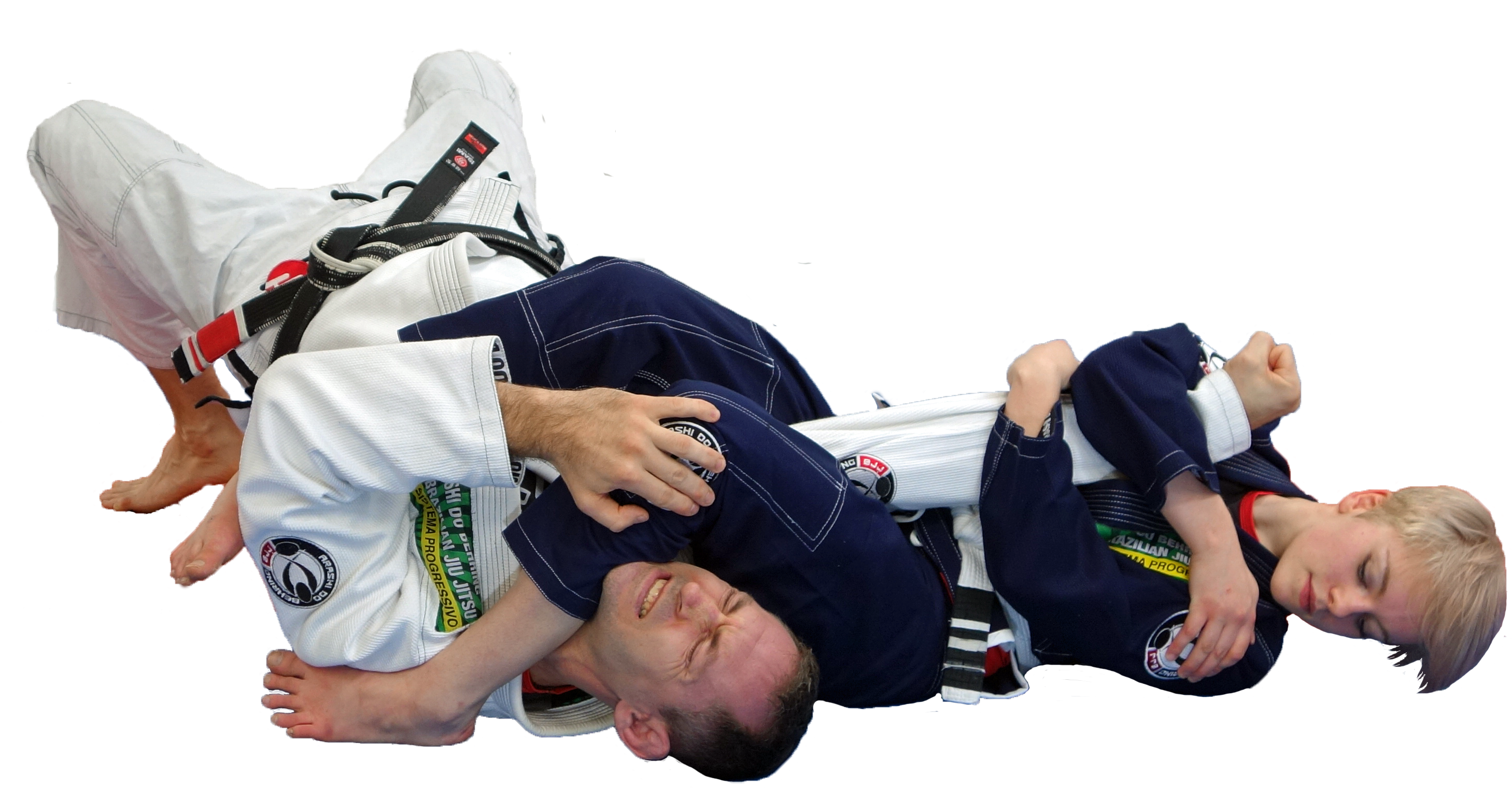 Jiu Jitsu Armbar Technique Training PNG image