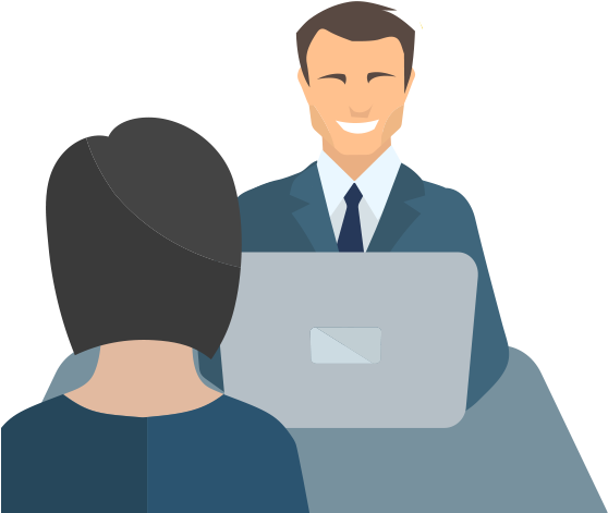 Job Interview Professional Setting PNG image