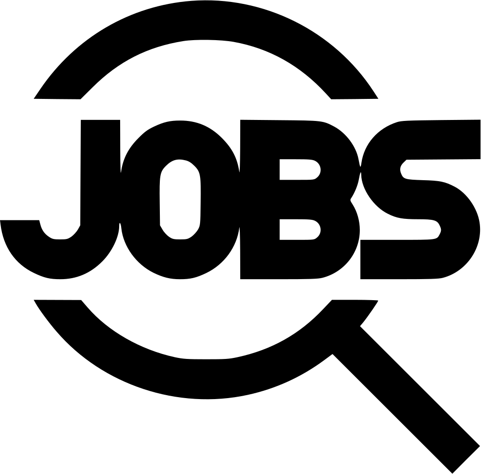 Job Search Magnifying Glass Icon PNG image