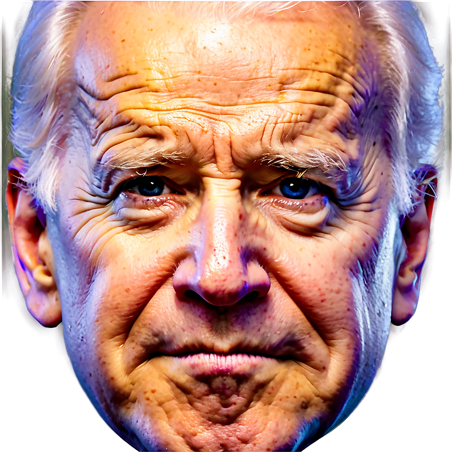 Joe Biden Face C PNG image