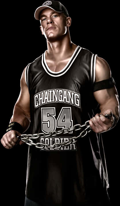 John Cena Chain Gang Soldier PNG image