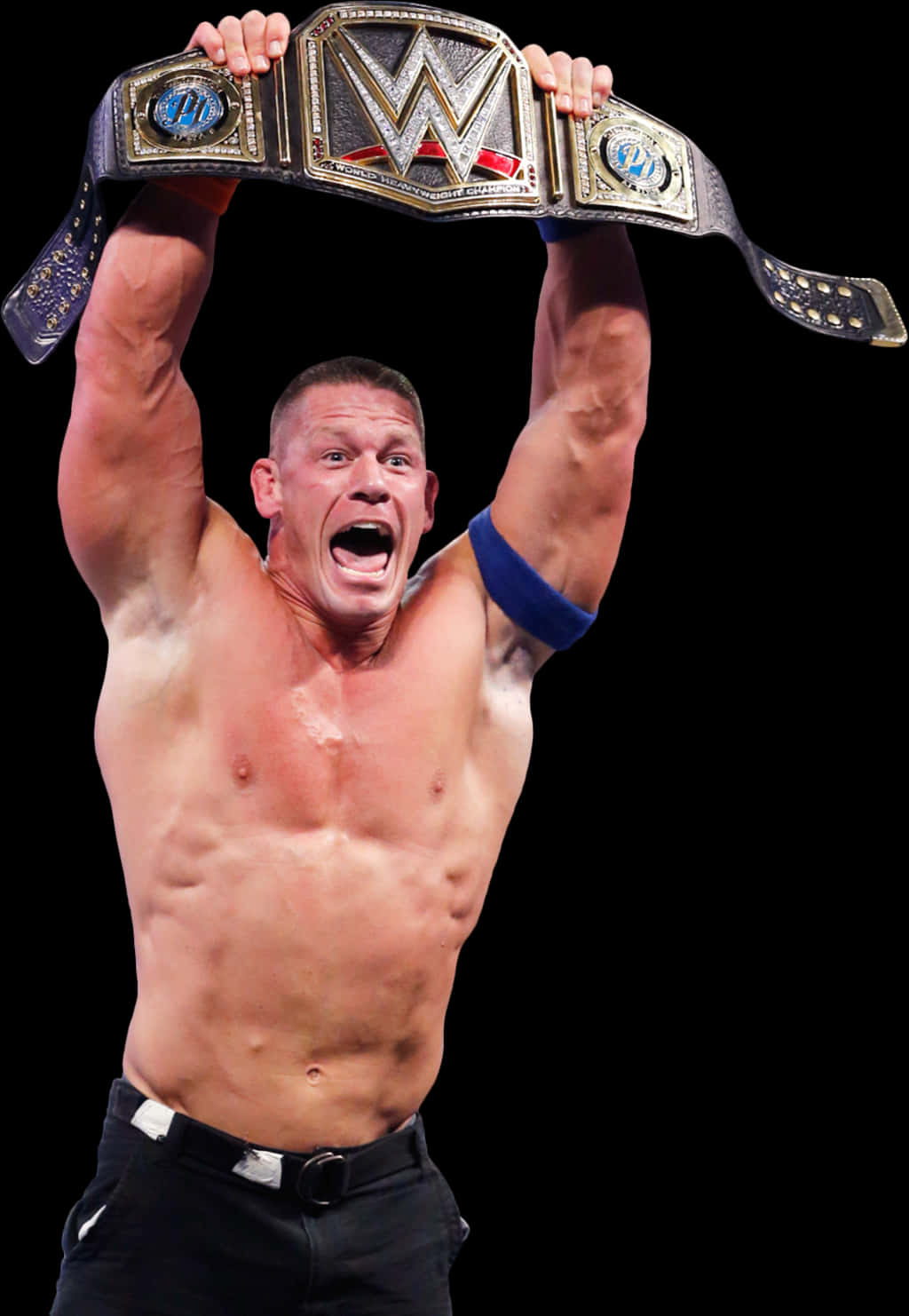 John Cena Champion Celebration PNG image