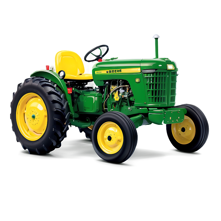 John Deere Tractor Classic Design Png Rco98 PNG image