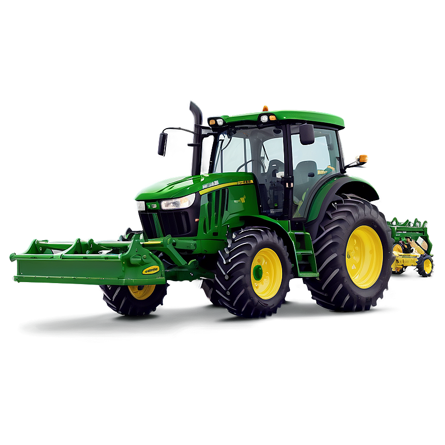 John Deere Tractor In Field Png 06262024 PNG image