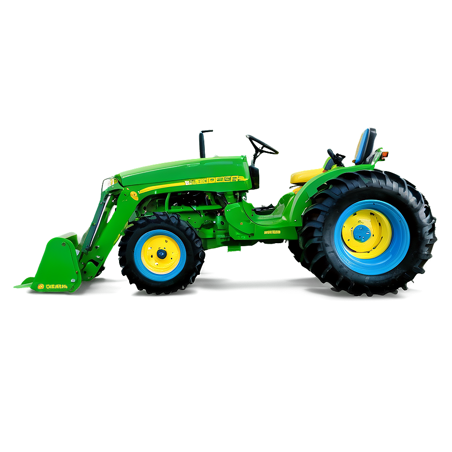 John Deere Tractor On A Hillside Png Kvm PNG image