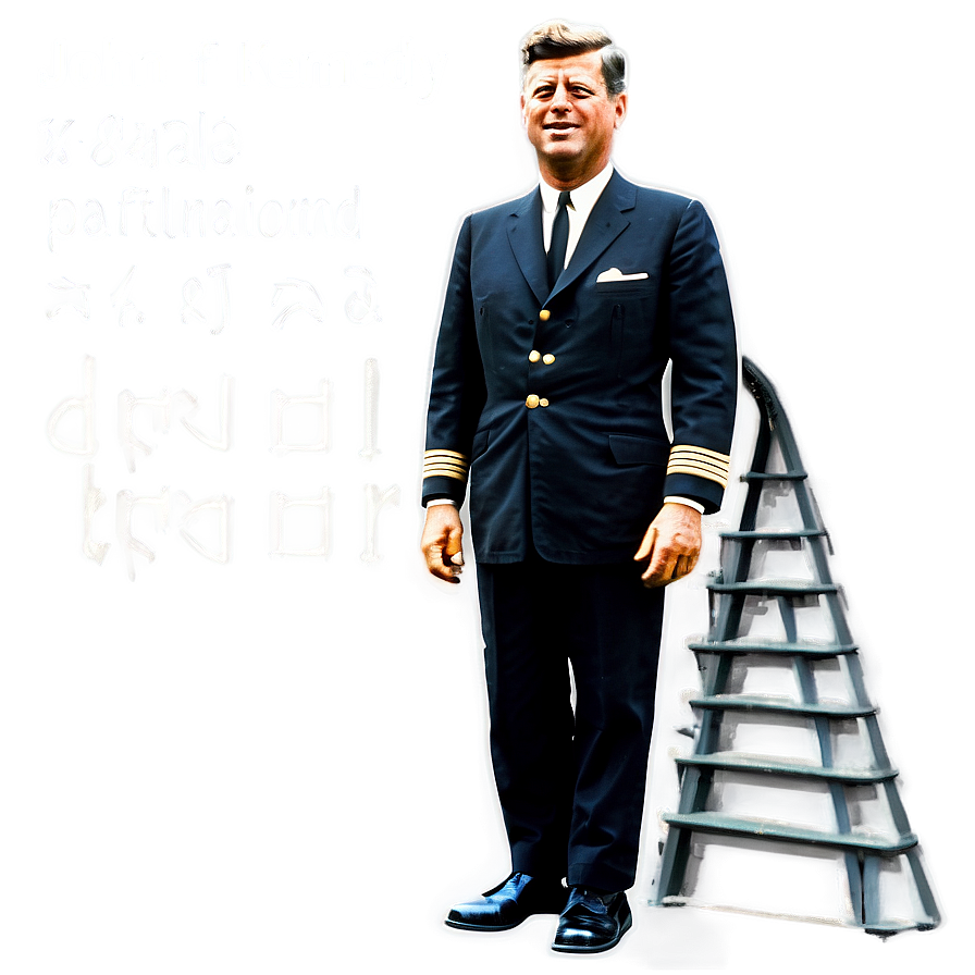 John F Kennedy Navy Uniform Png 06242024 PNG image