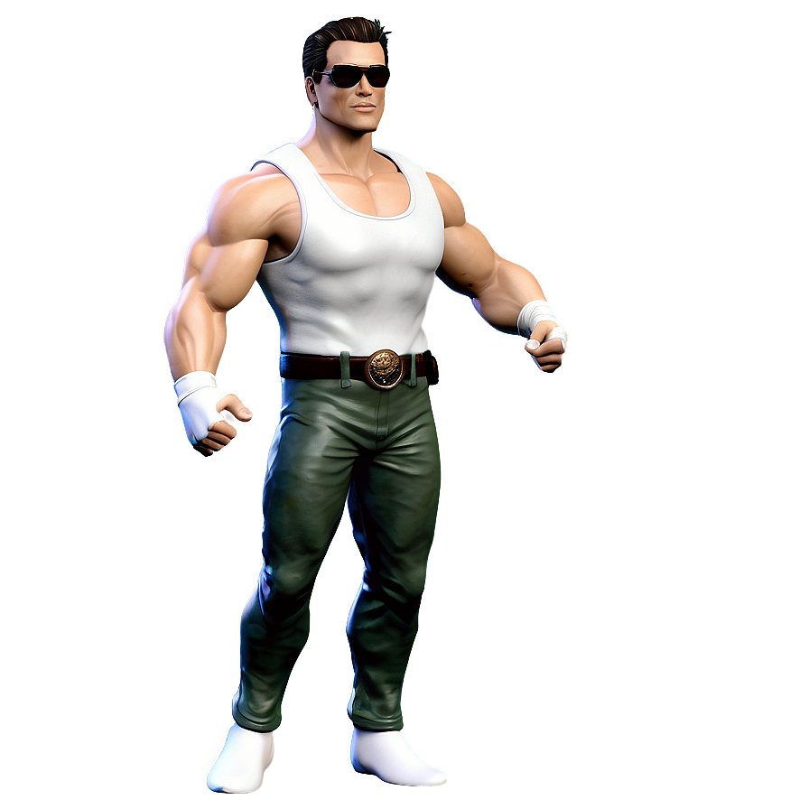 Johnny Cage Fan Art Design Png 06292024 PNG image