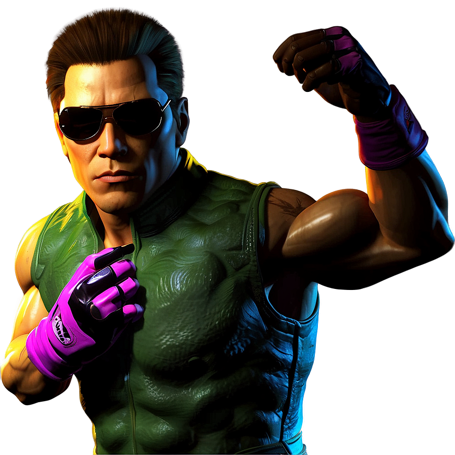 Johnny Cage Game Cover Art Png Mwu PNG image