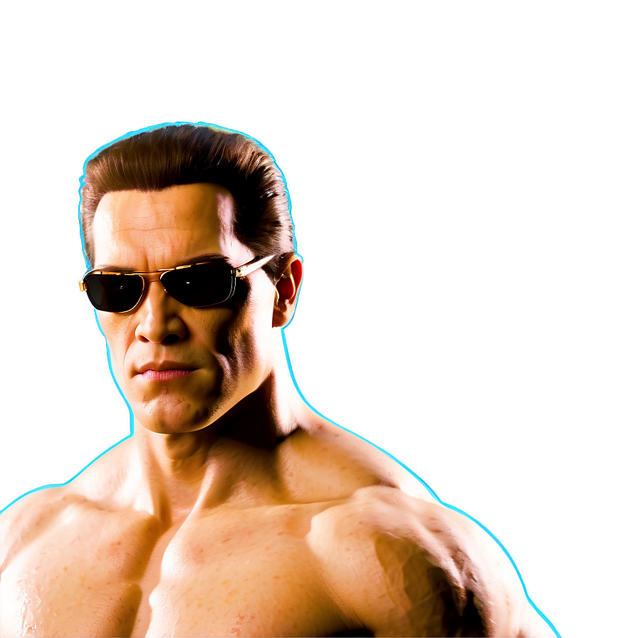 Johnny Cage Headshot Png Ecw24 PNG image