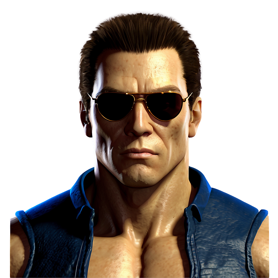 Johnny Cage Headshot Png Rop12 PNG image